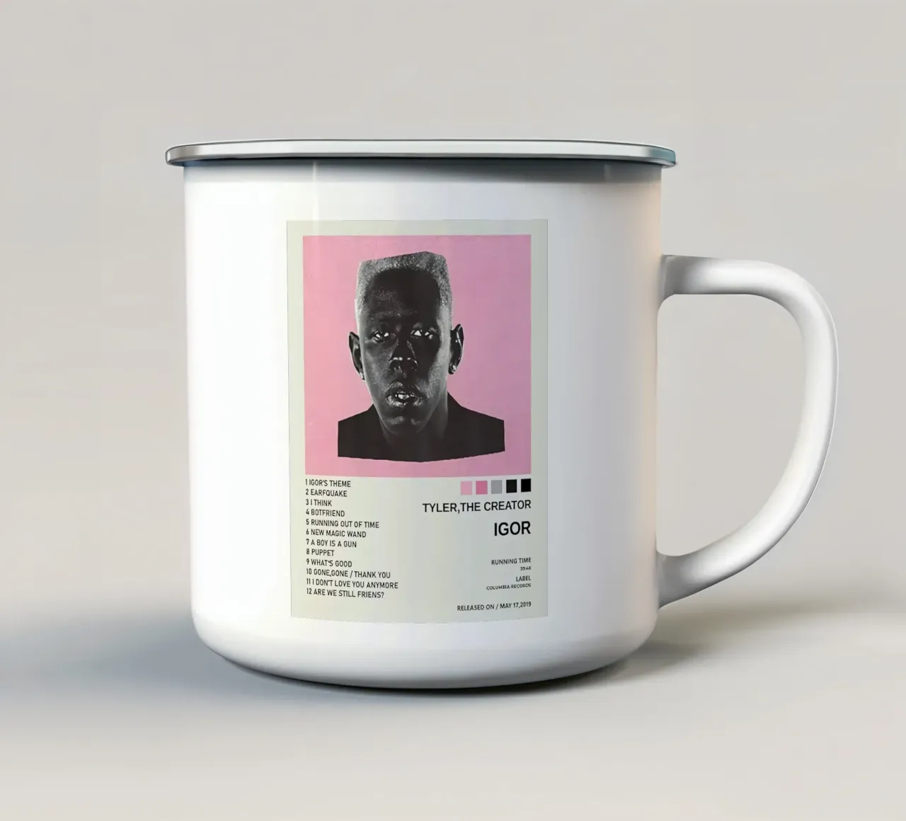IGOR tazza in smalto da Musc-Fav