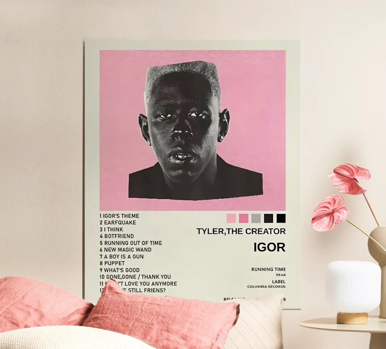 IGOR poster avec cadre en bois de Musc-Fav