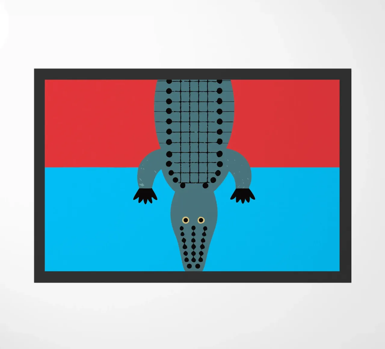 cocodrilo vector imaginación felpudo de kamilaze