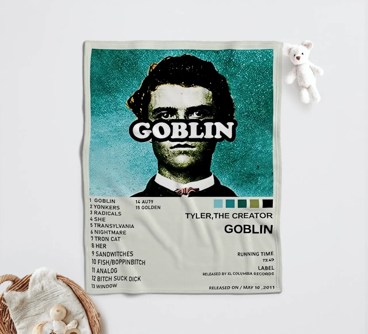 Kabouter fleecedeken van Musc-Fav