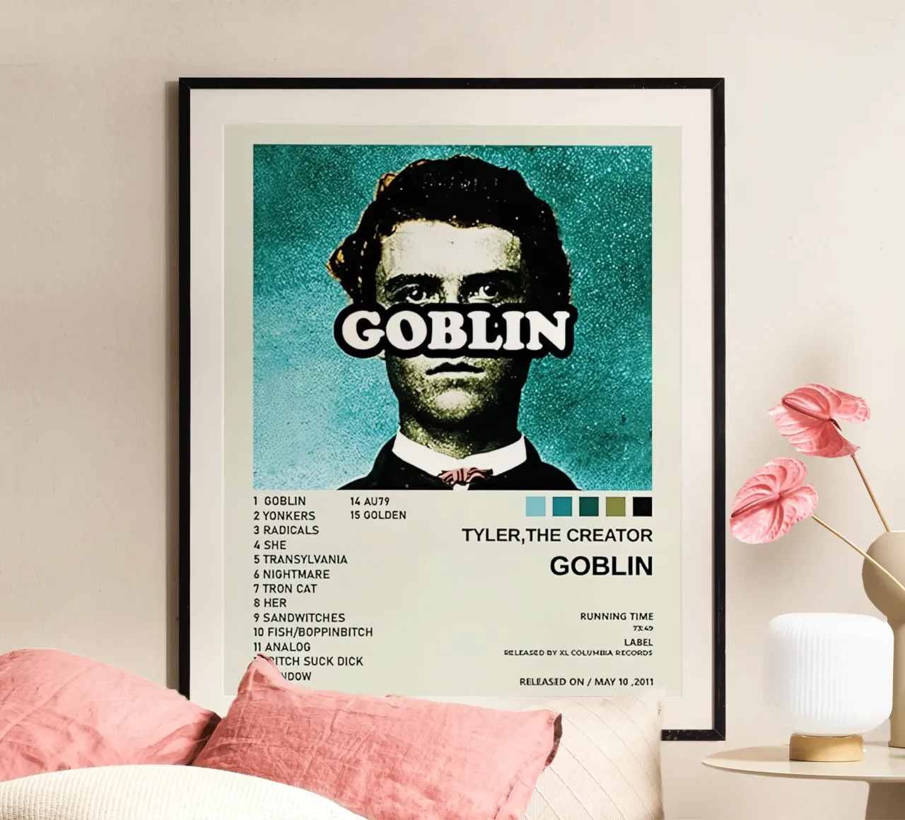 Goblin poster with wooden frame by Musc-Fav
