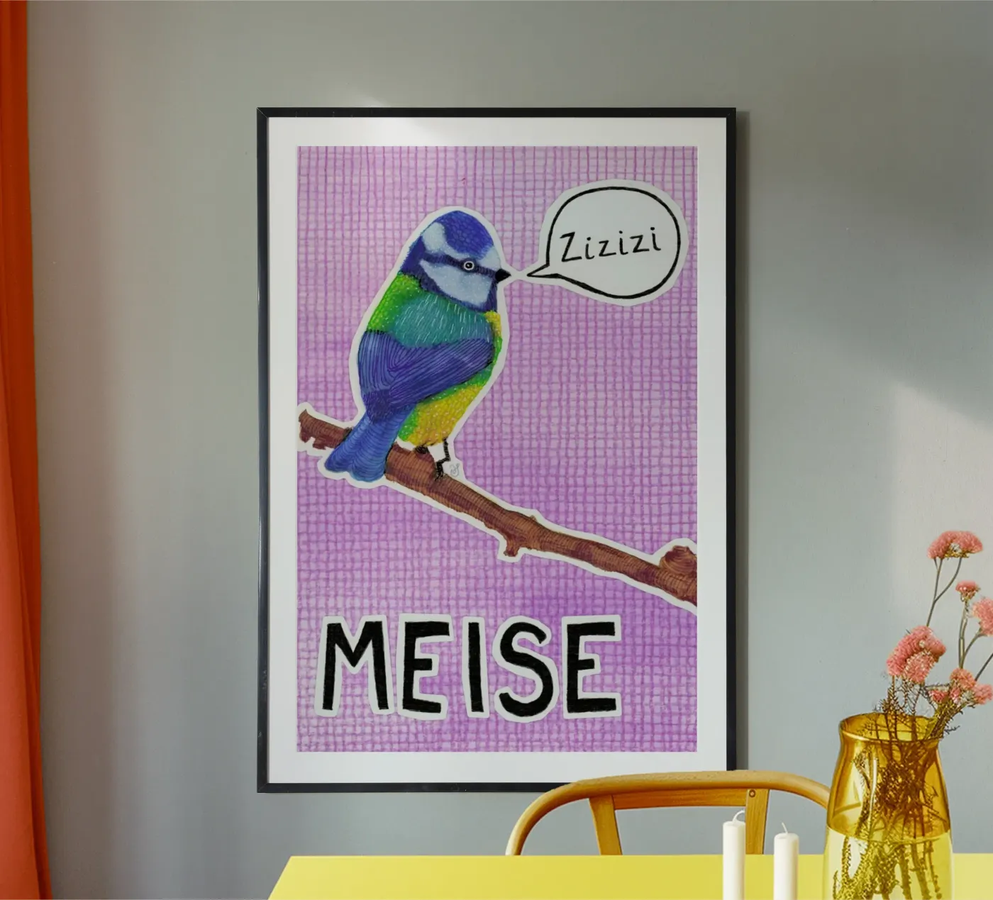 Tomtit poster van UN-TYPISCH