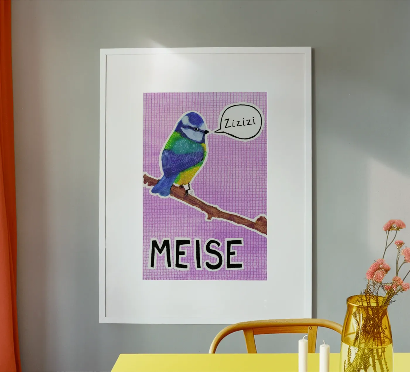 Tomtit poster van UN-TYPISCH