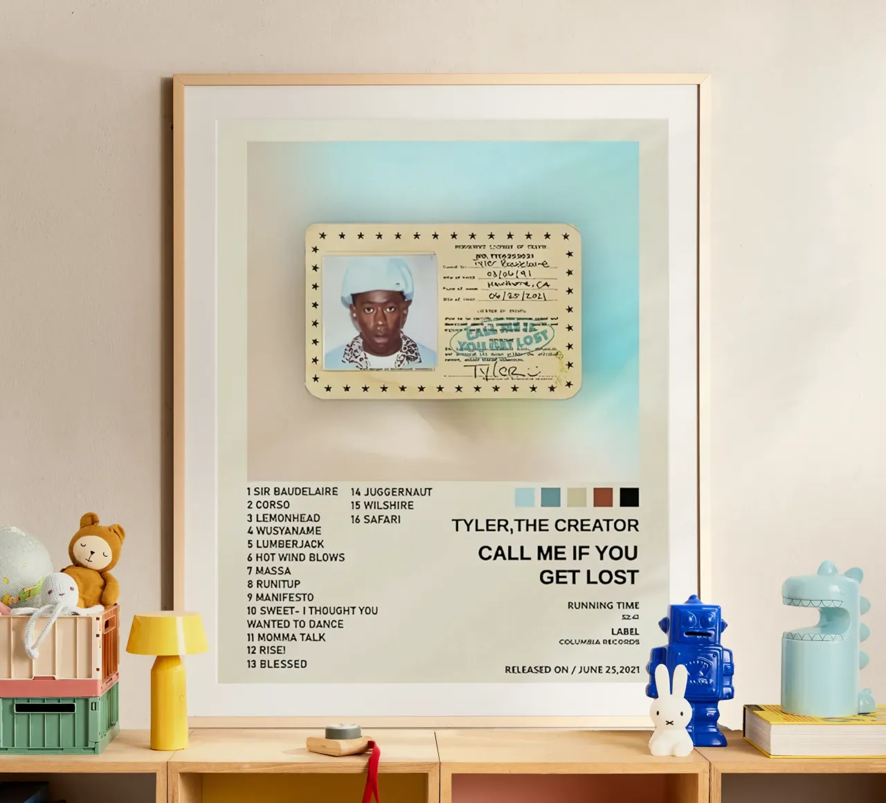 Get Lost poster with plastic frame by Musc-Fav