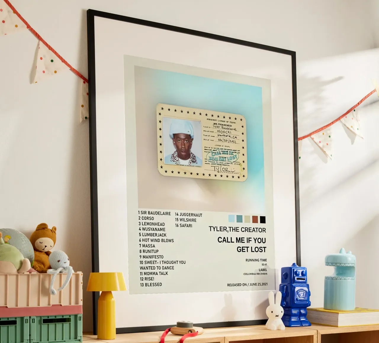 Get Lost poster with plastic frame by Musc-Fav