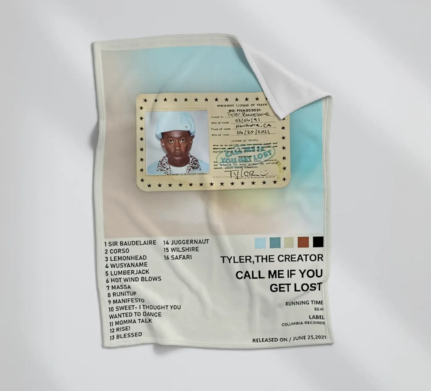 Get Lost fleecedeken van Musc-Fav