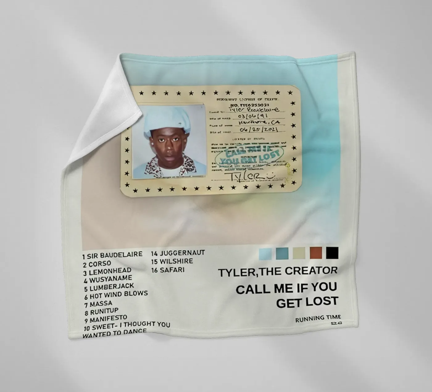 Get Lost fleecedeken van Musc-Fav