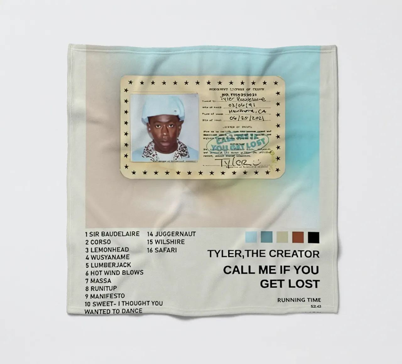 Get Lost fleece blanket by Musc-Fav