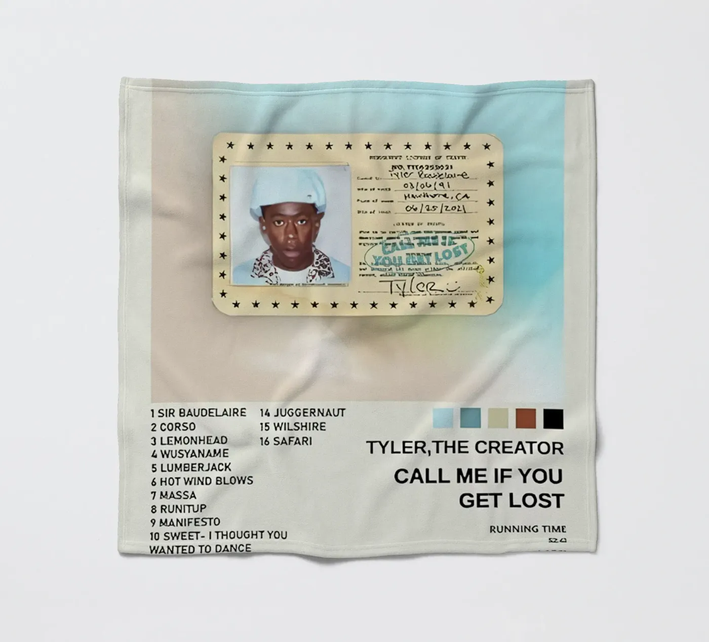 Get Lost fleecedeken van Musc-Fav