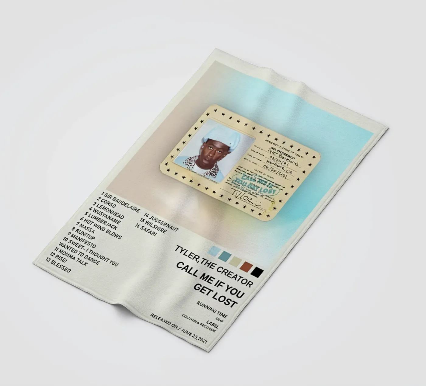 Get Lost fleecedeken van Musc-Fav