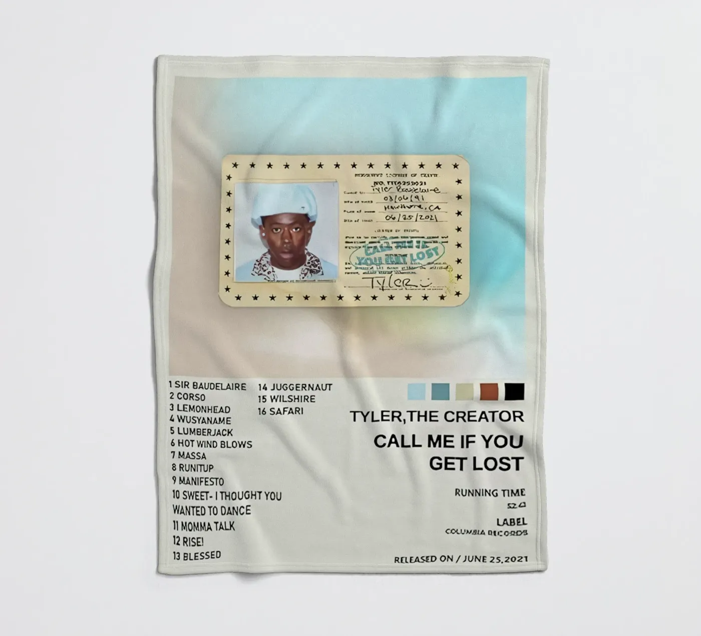 Get Lost fleecedeken van Musc-Fav