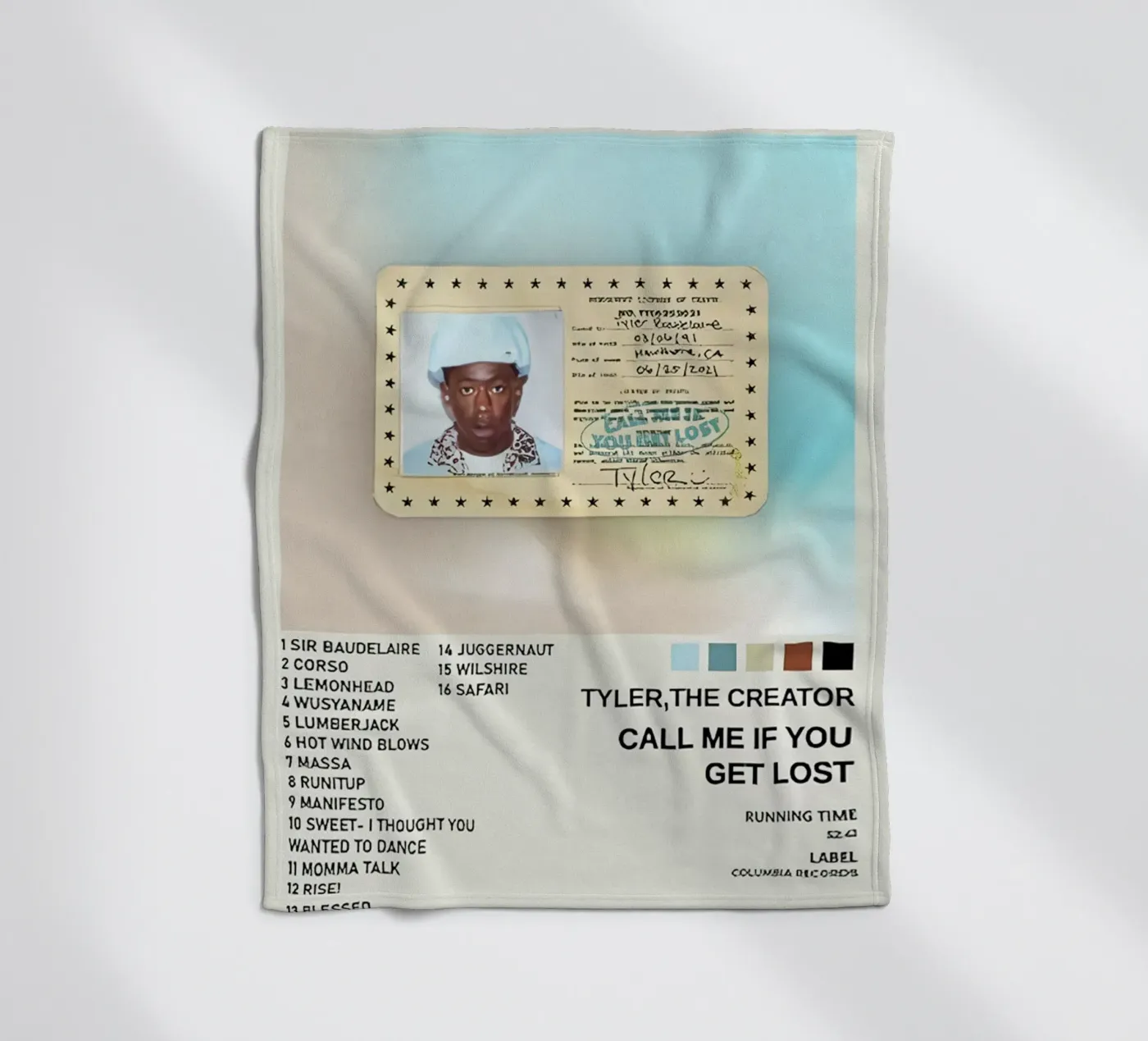 Get Lost fleecedeken van Musc-Fav