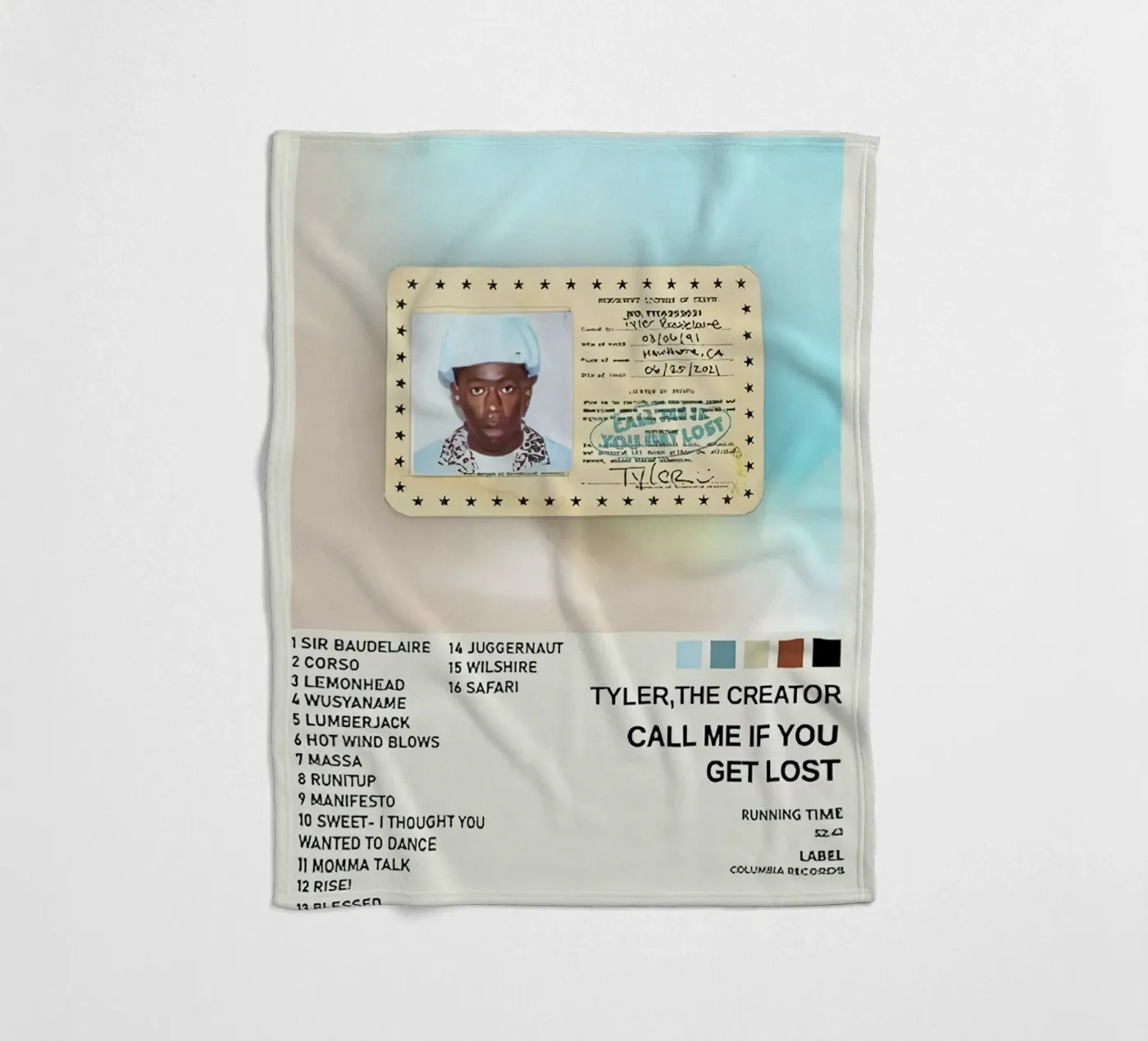 Get Lost fleecedeken van Musc-Fav