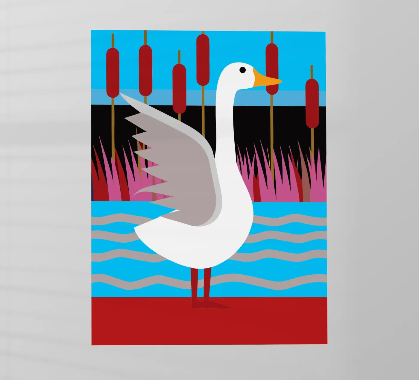 anatra fantasia vettoriale pellicola backlit da kamilaze