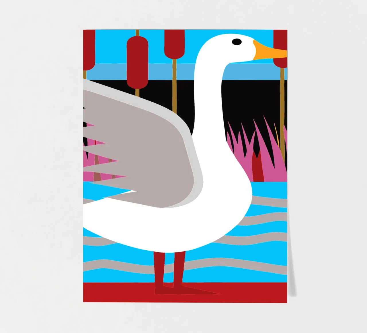 ente vektor imagination Stickerbogen von kamilaze