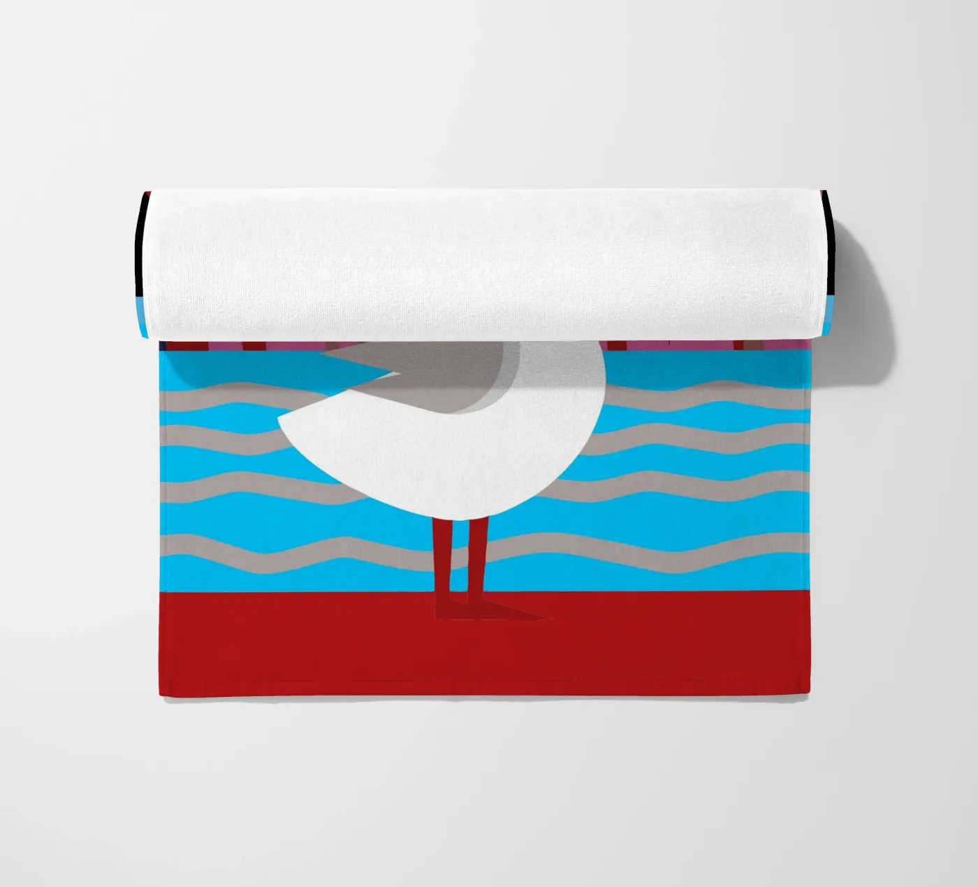 eend vector verbeelding strandhanddoek van kamilaze