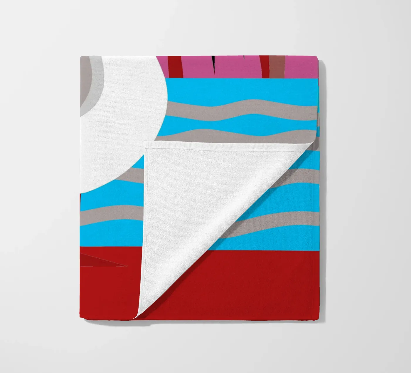 eend vector verbeelding strandhanddoek van kamilaze