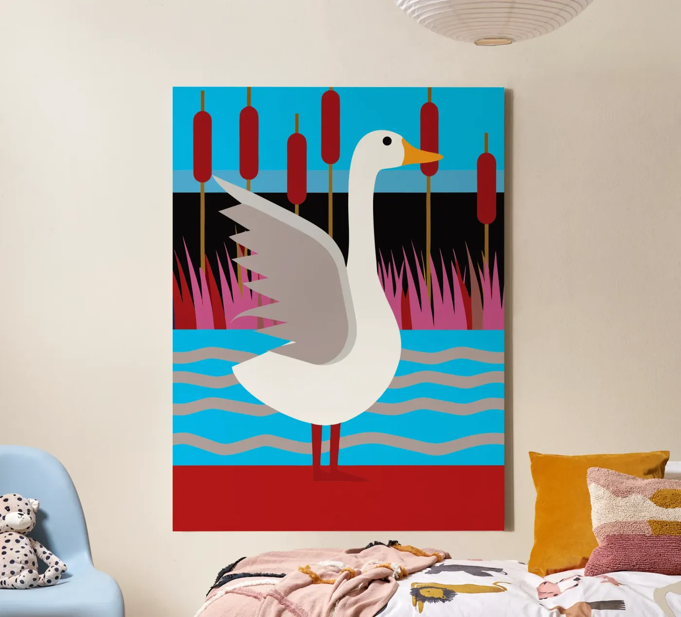 eend vector verbeelding canvas van kamilaze