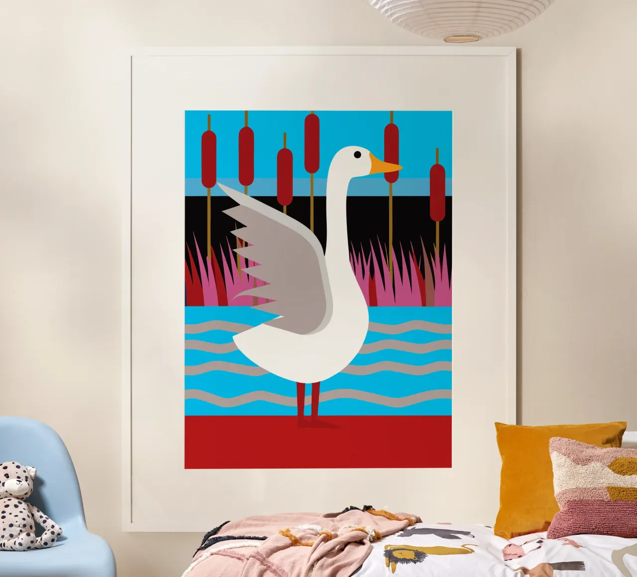 duck vector imagination poster by kamilaze