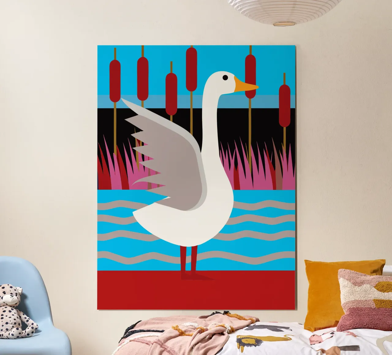 duck vector imagination poster by kamilaze