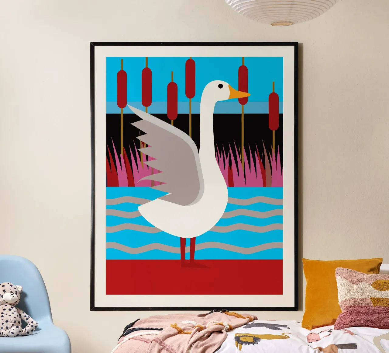 duck vector imagination poster by kamilaze