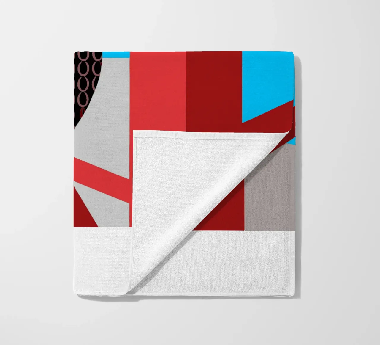 eagle retro style vector ilustration beach towel by kamilaze