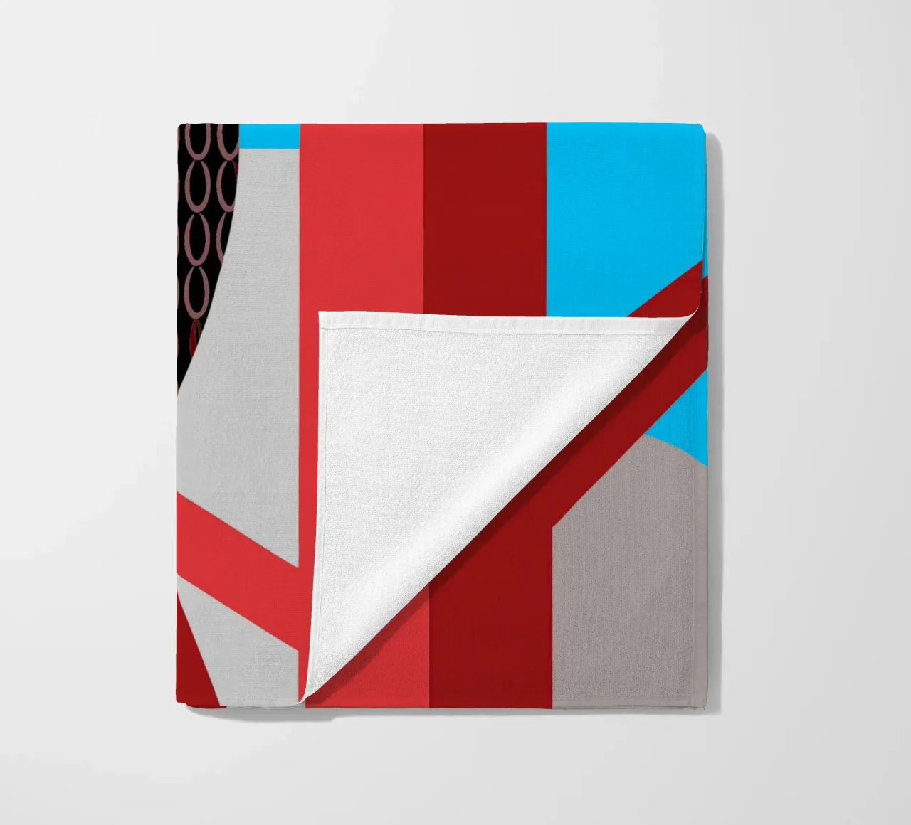 eagle retro style vector ilustration beach towel by kamilaze
