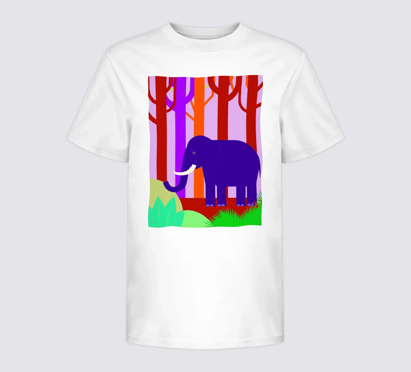 elephant vector imagination t-shirt bambini da kamilaze