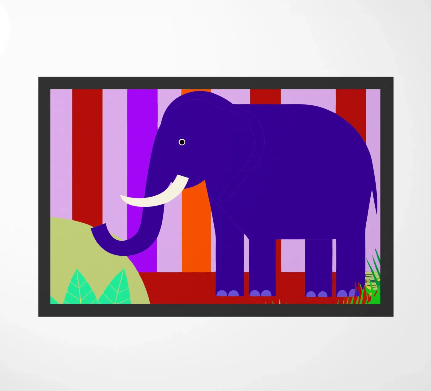 elephant vector imagination deurmat van kamilaze