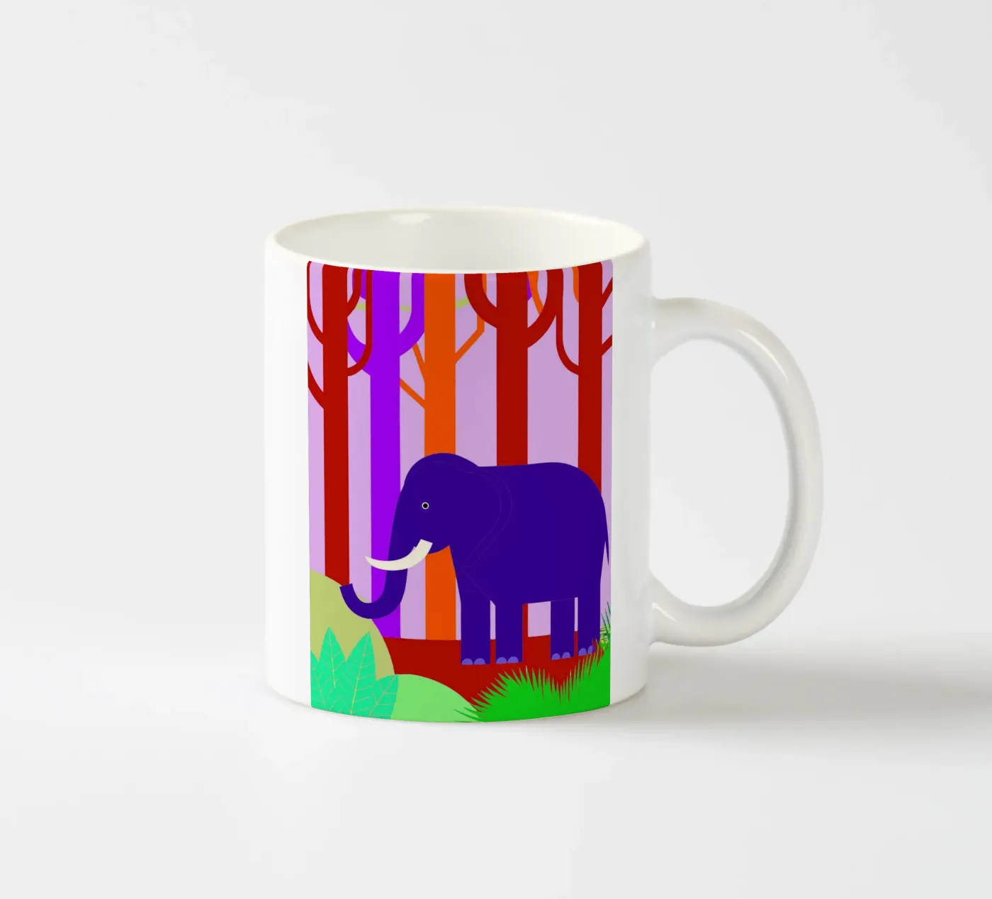 elephant vector imagination ceramic mug by kamilaze