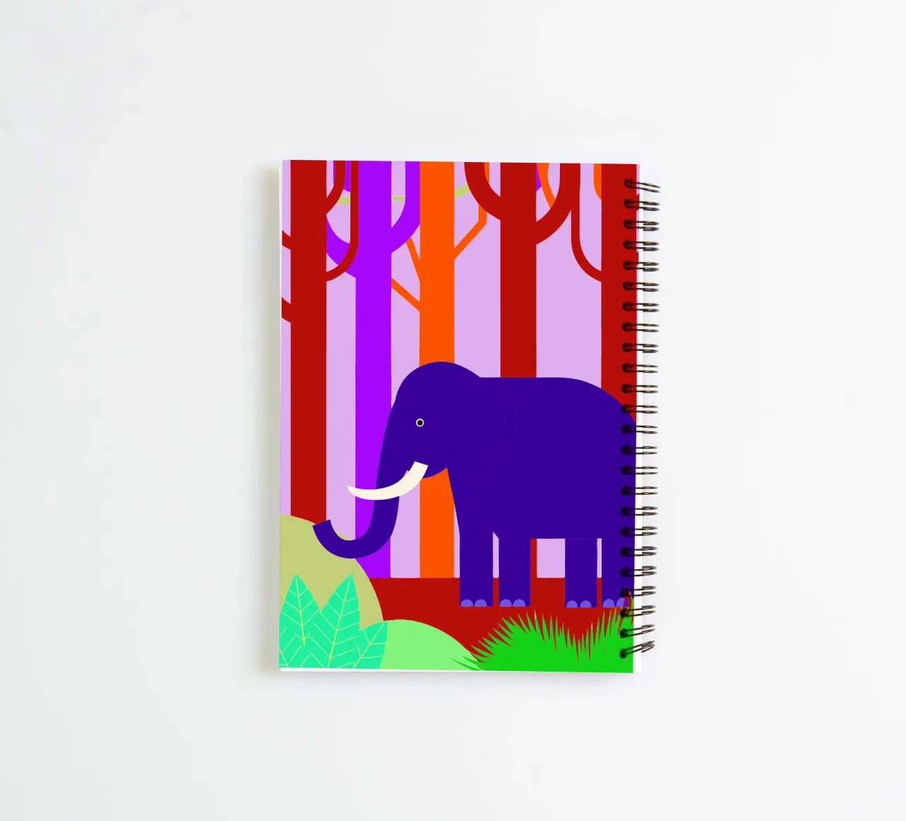 elephant vector imagination spiral notebook by kamilaze