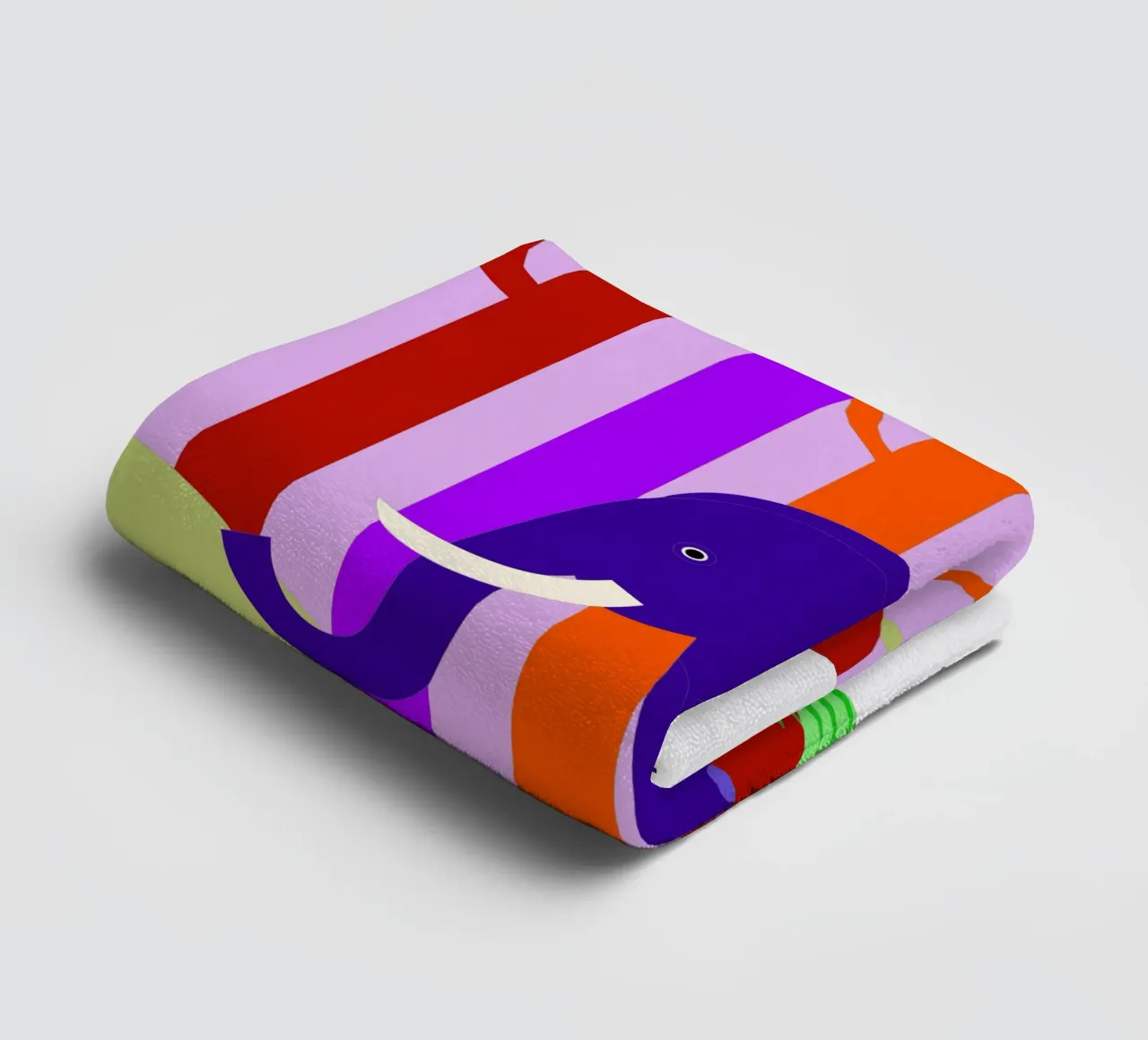 elephant vector imagination towel by kamilaze