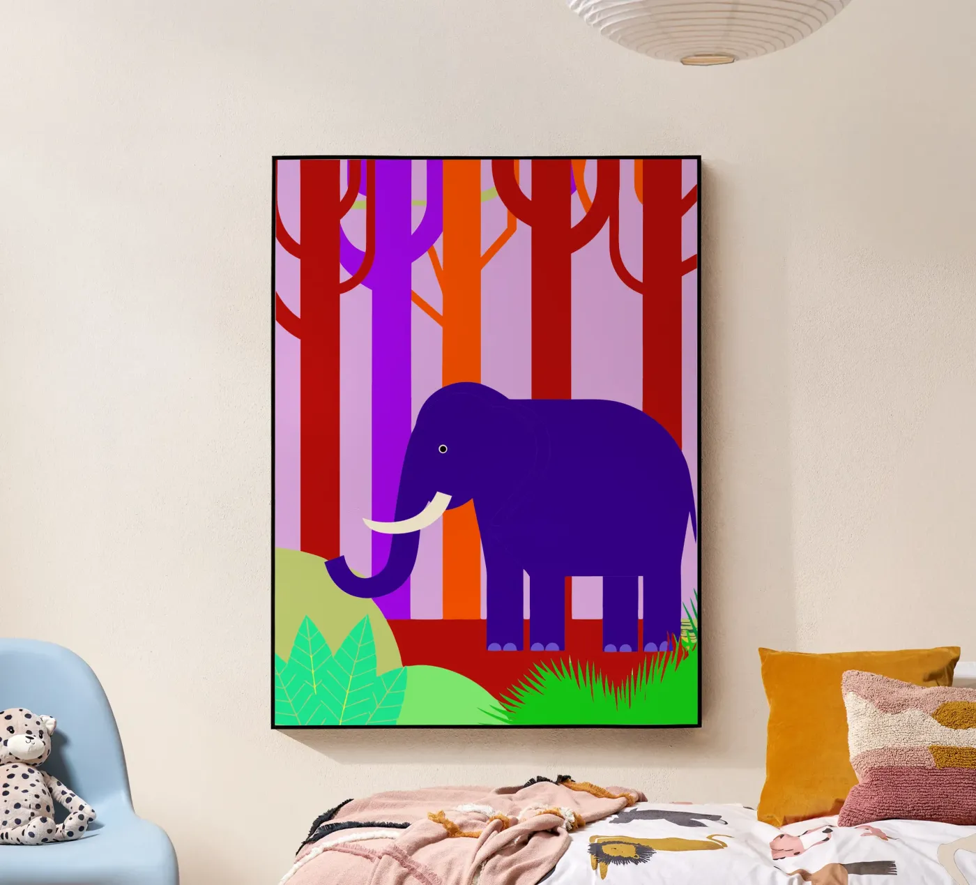 elephant vector imagination Acryl-Glas von kamilaze