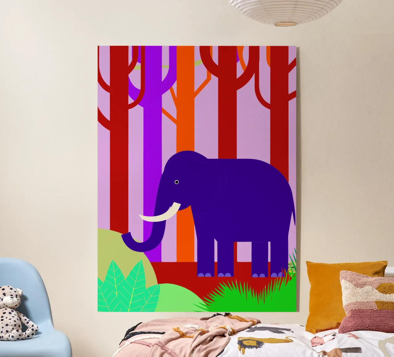 elephant vector imagination acrylic glass by kamilaze