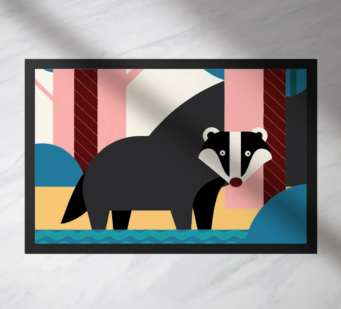 ferret vector imagination doormat by kamilaze