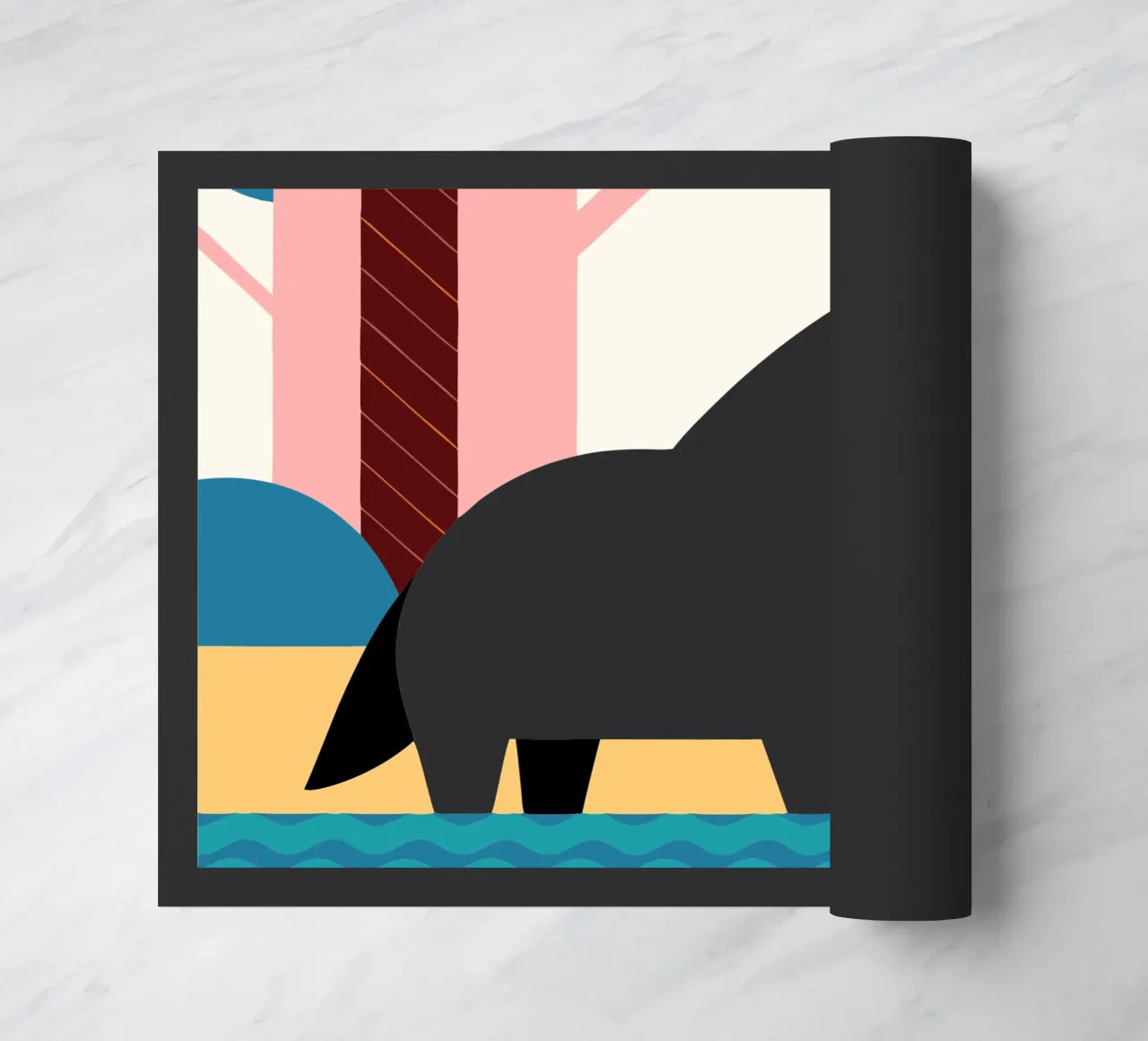 ferret vector imagination doormat by kamilaze