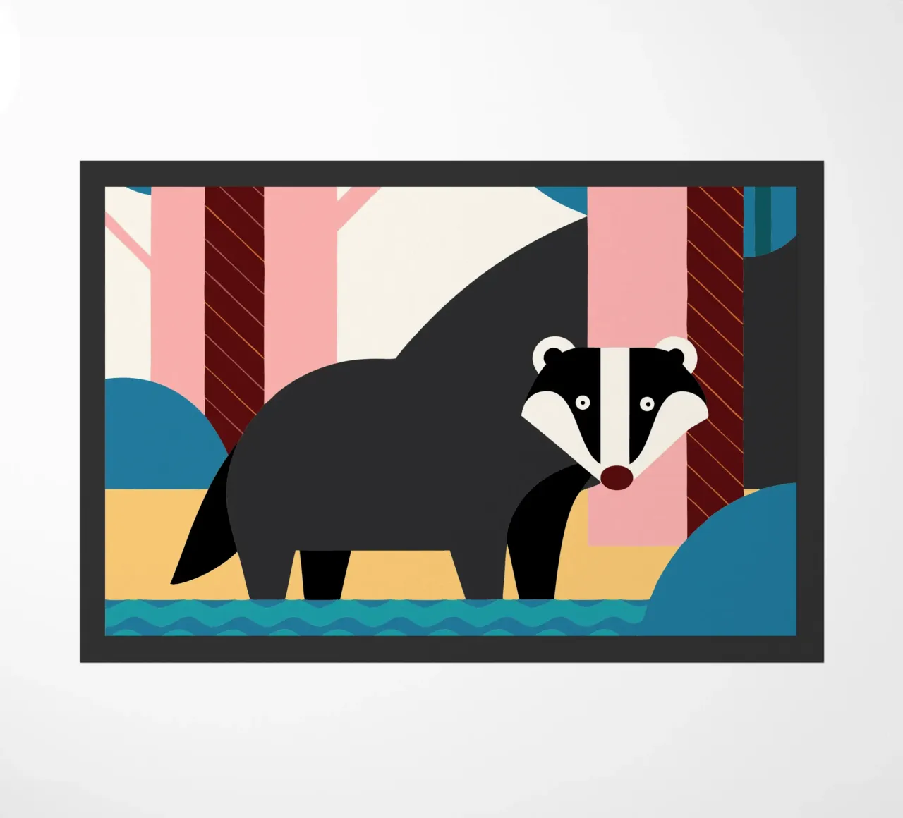 ferret vector imagination doormat by kamilaze