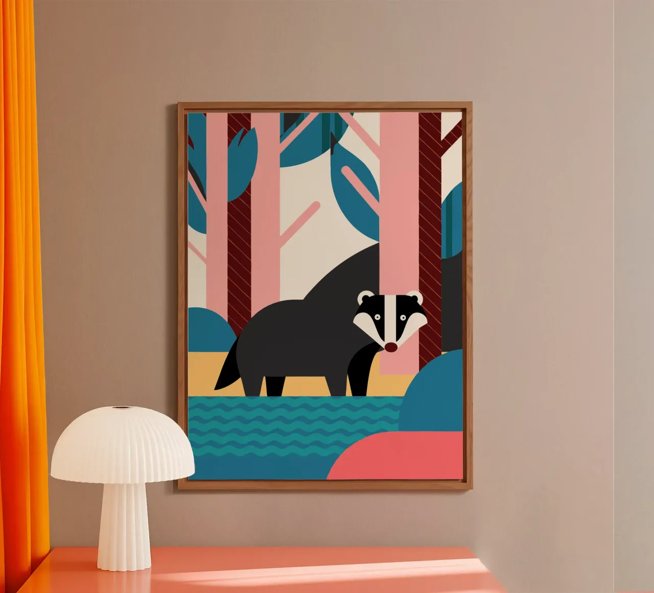 ferret vector imagination alu-dibond by kamilaze