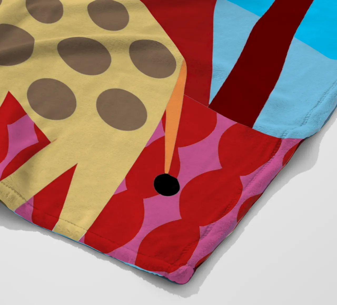 giraffa immaginazione vettoriale coperta in pile da kamilaze