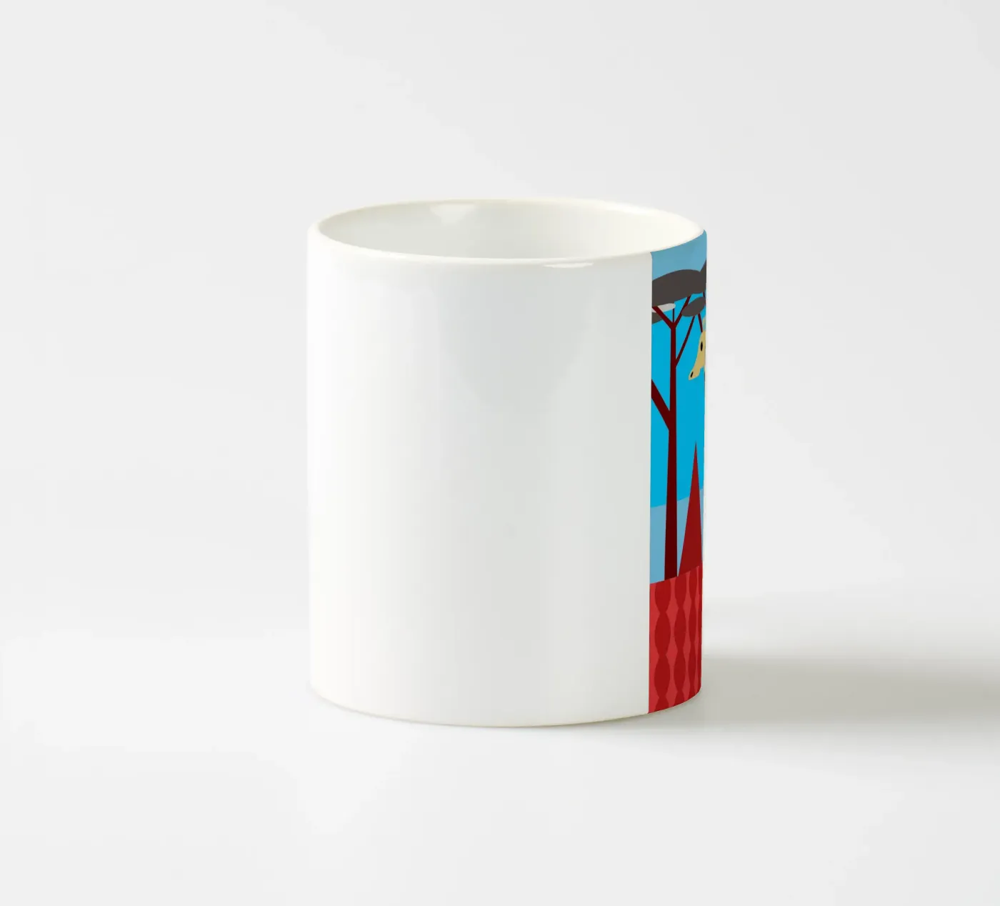 giraffe vector imagination ceramic mug by kamilaze
