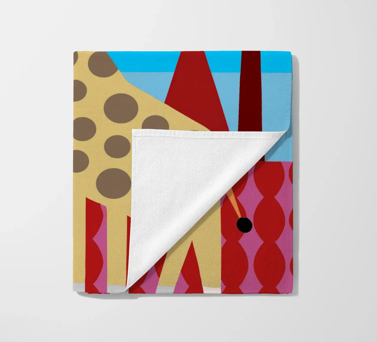 giraffa immaginazione vettoriale telo mare da kamilaze