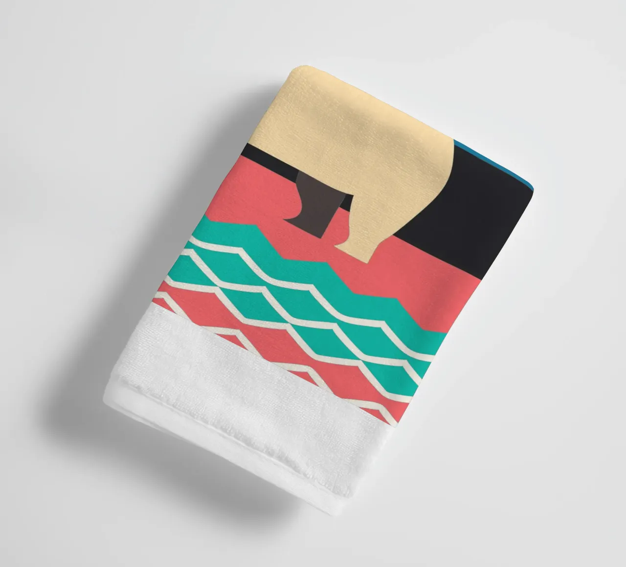 hippo vector imagination towel by kamilaze