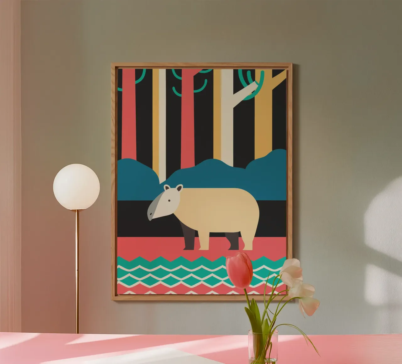 hippo vector imagination alu-dibond by kamilaze