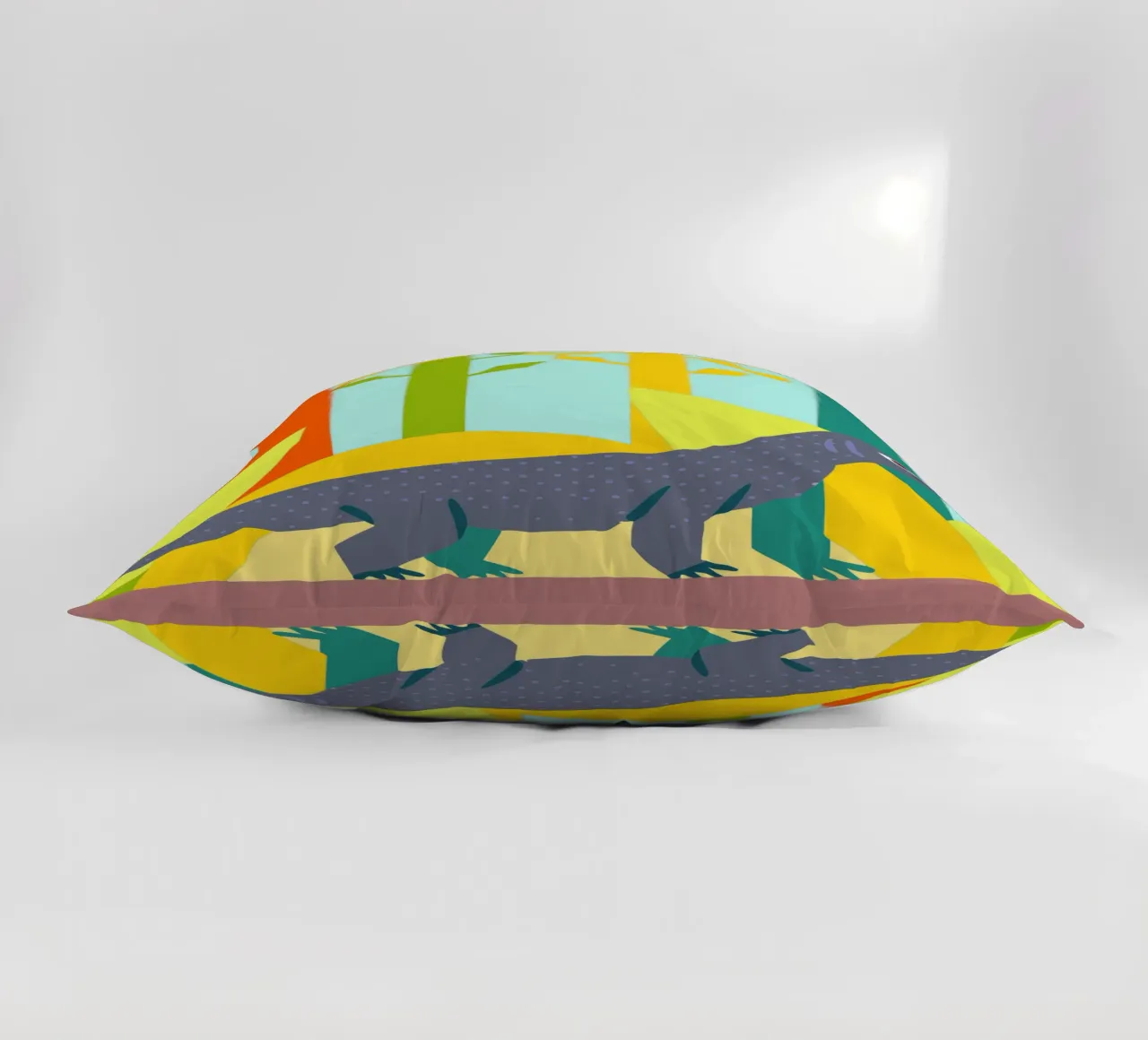 komodo vector imagination decorative cushion by kamilaze
