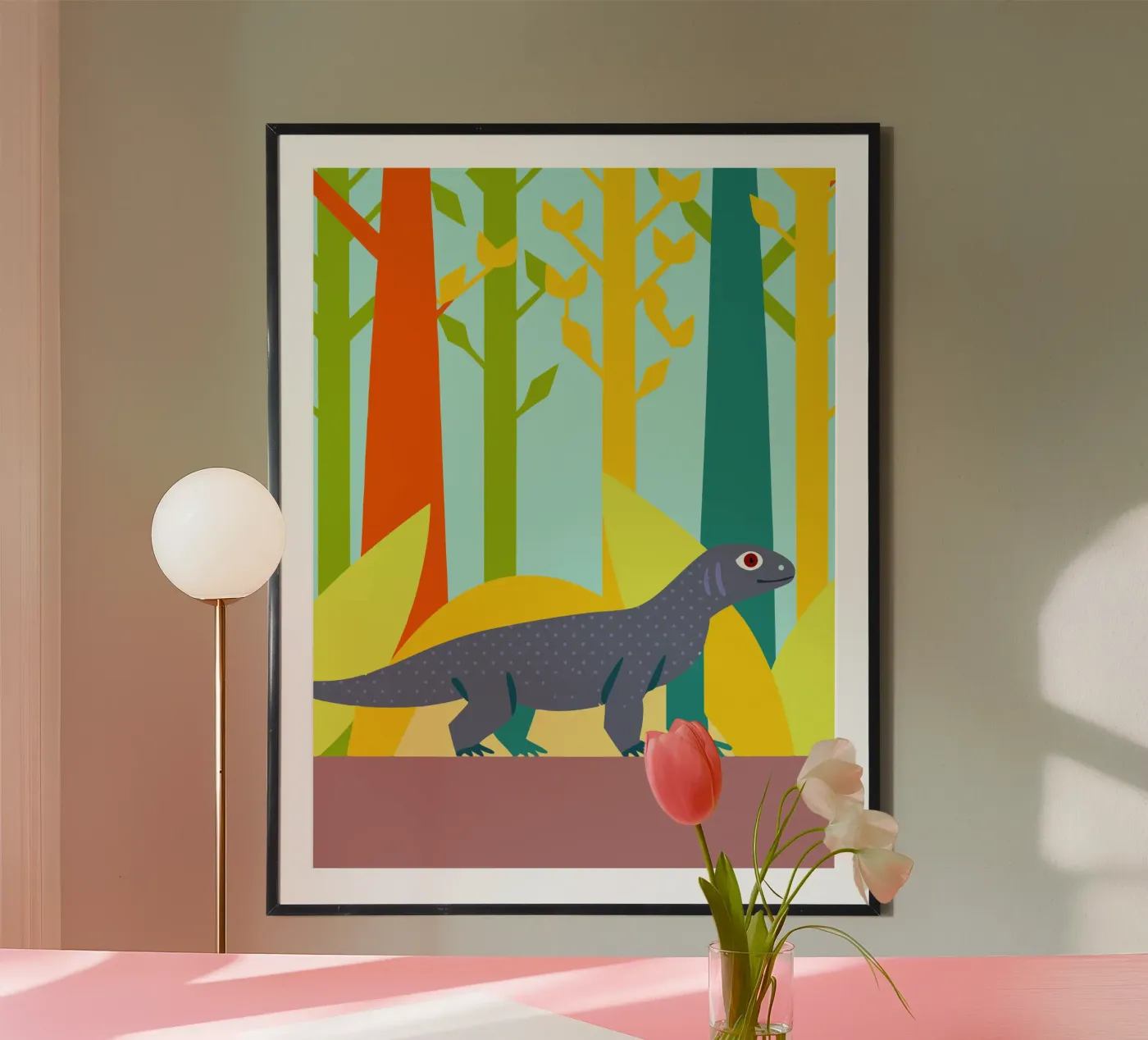 komodo vector imagination poster by kamilaze