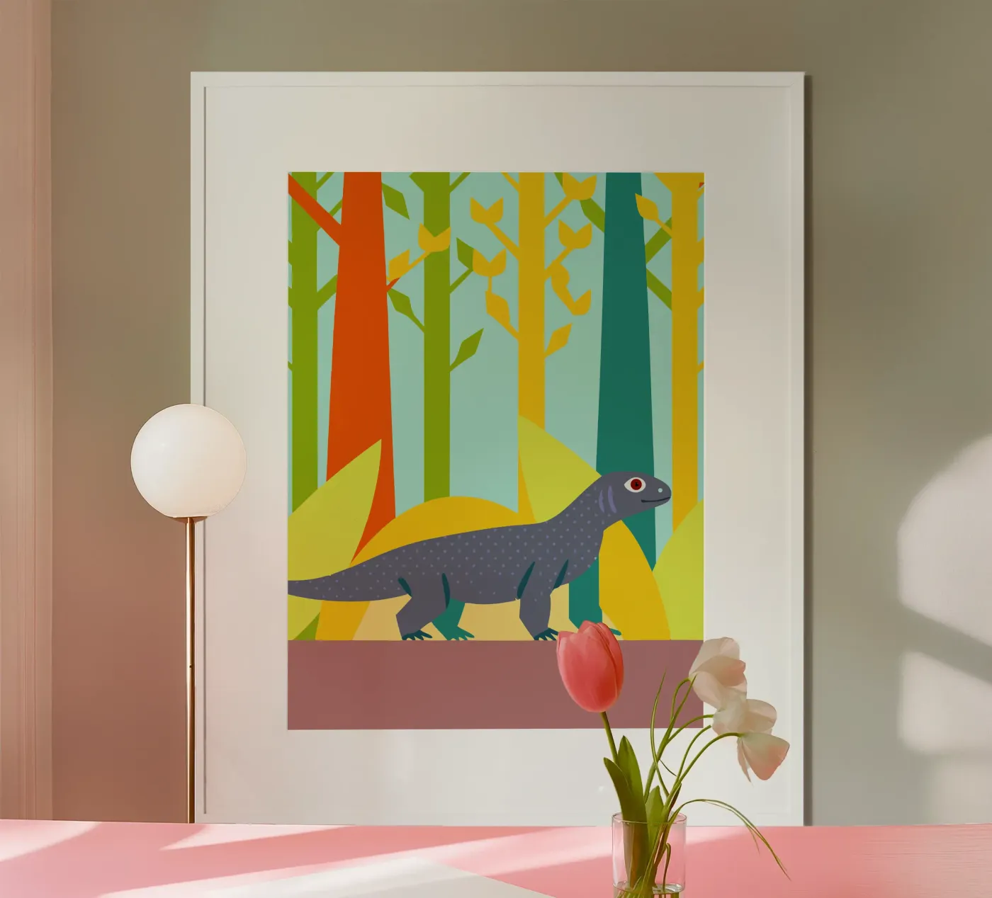 komodo vector imagination poster by kamilaze
