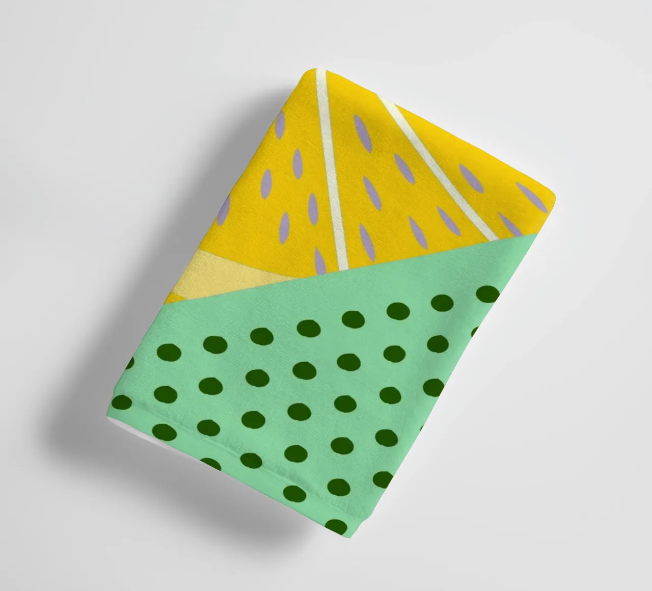 lemon art ilustration towel by kamilaze