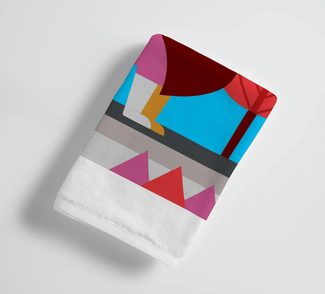 lion vector ilustration towel by kamilaze