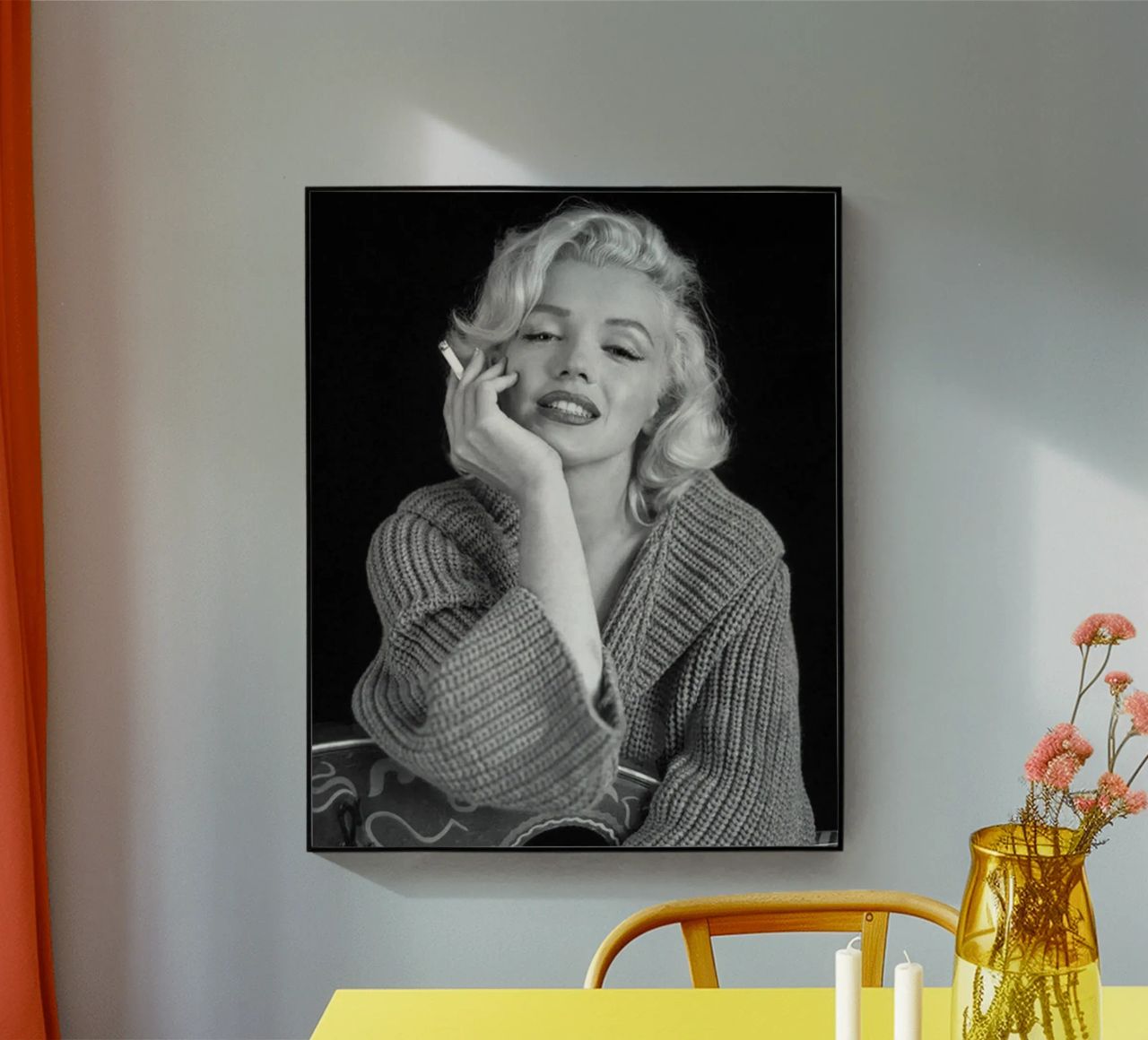 Ragazza e sigaro plexiglass da Cosmos Studio