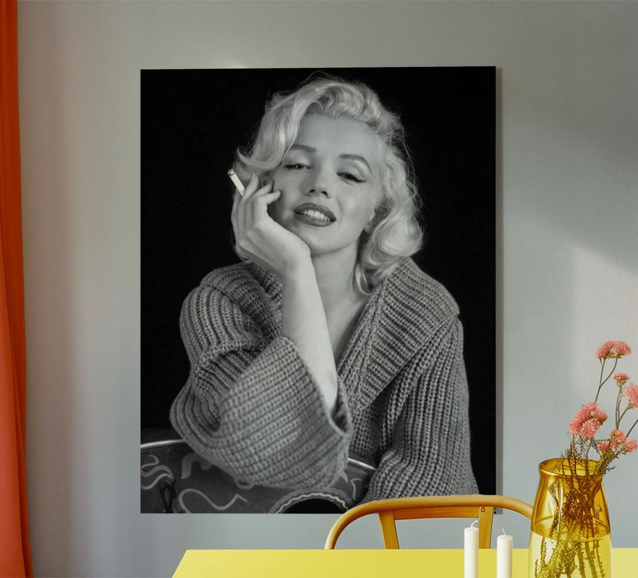 Ragazza e sigaro plexiglass da Cosmos Studio